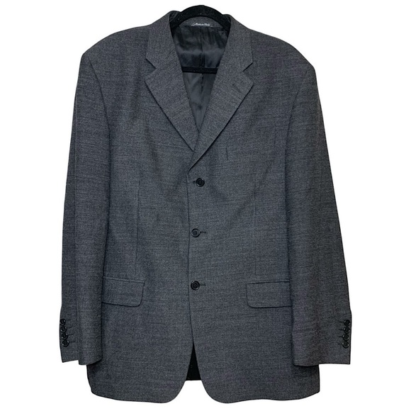 Missoni Wool Tweed Sport Coat Men 44 Charcoal Gray Single Breasted Blazer Italy - Picture 4 of 16